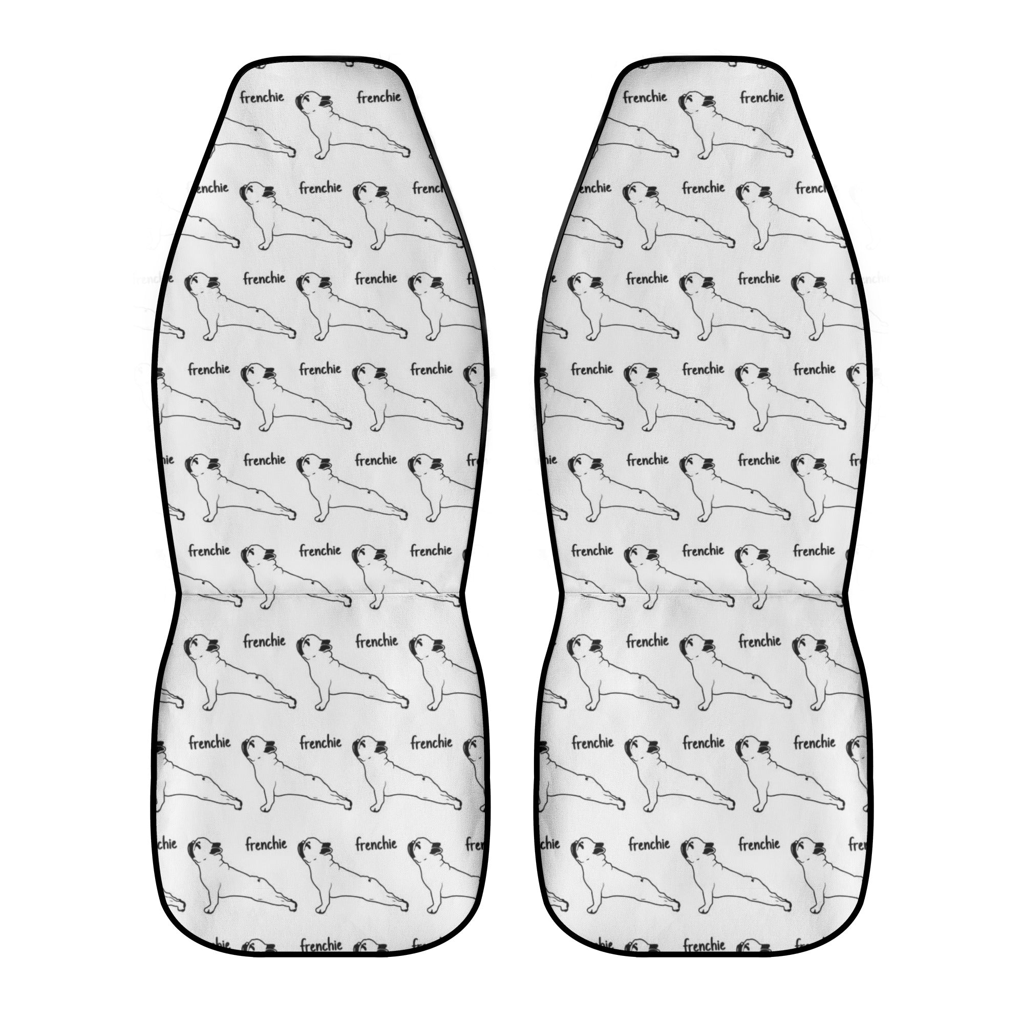 French Bulldog Celeste Car Seat Covers (2 Pcs) Frenchie Pet Item