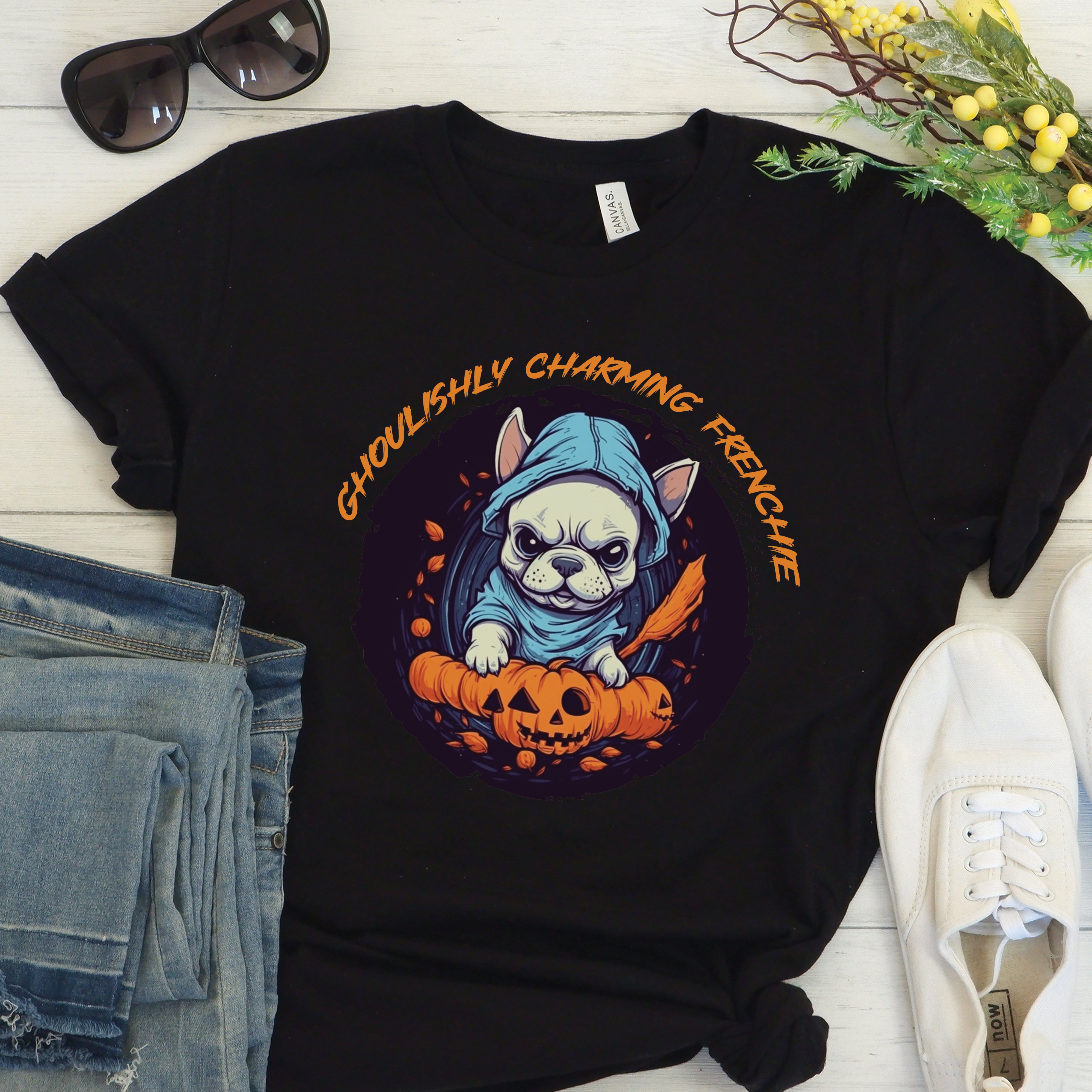 French Bulldog Charmed Pup Vibes Unisex T Shirt Durable Dog Item