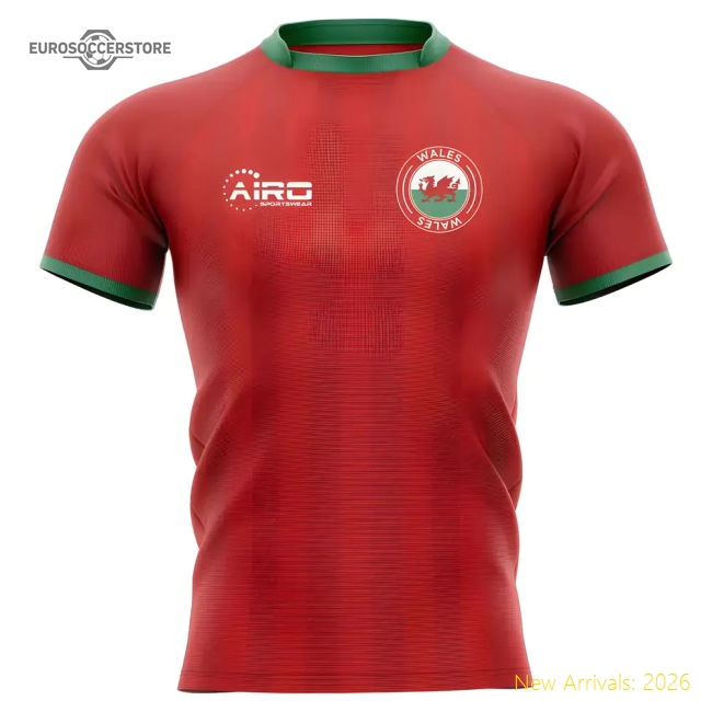 Wales Home Concept Rugby Kit 2025-2026 Fan Style Jersey