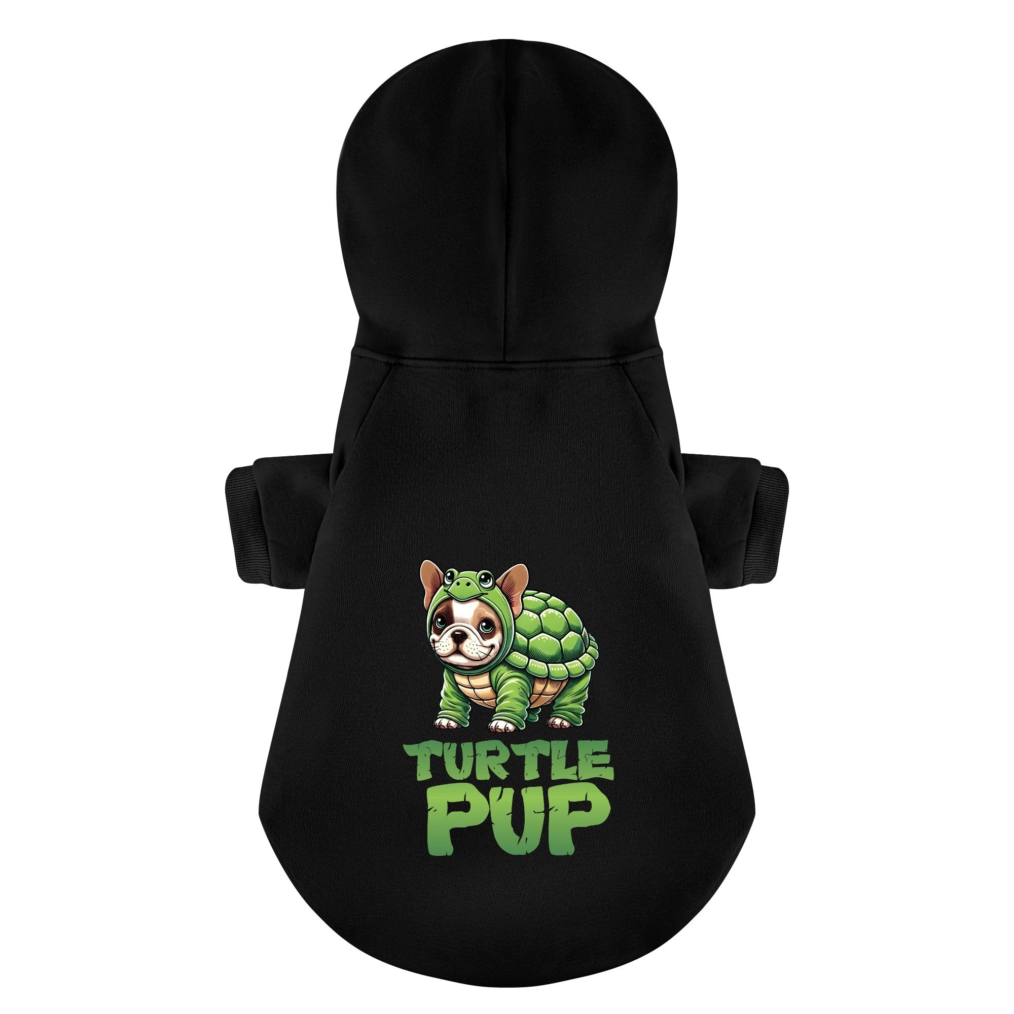 Turtle Pup - Durable Personalized French Bulldog Hoodies With Funny Quotes – Stylish, Cozy, And Premium 100% Cotton Everyday Use