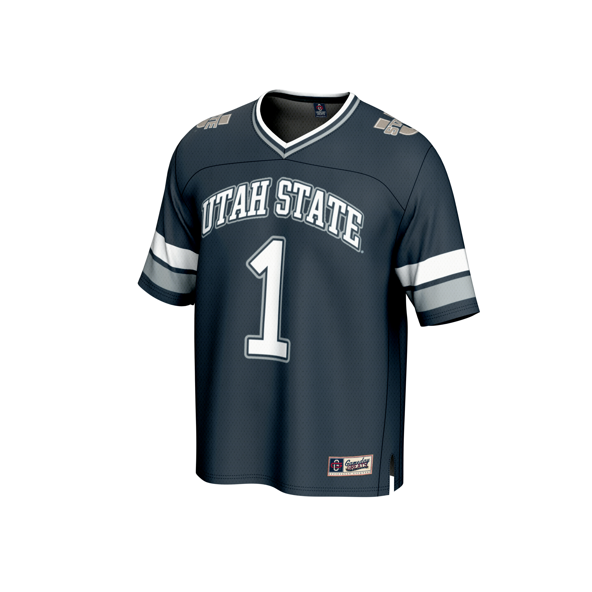 #1 Utah State Aggies GameDay Greats Unisex Collegiate Football Fashion Jersey - Navy