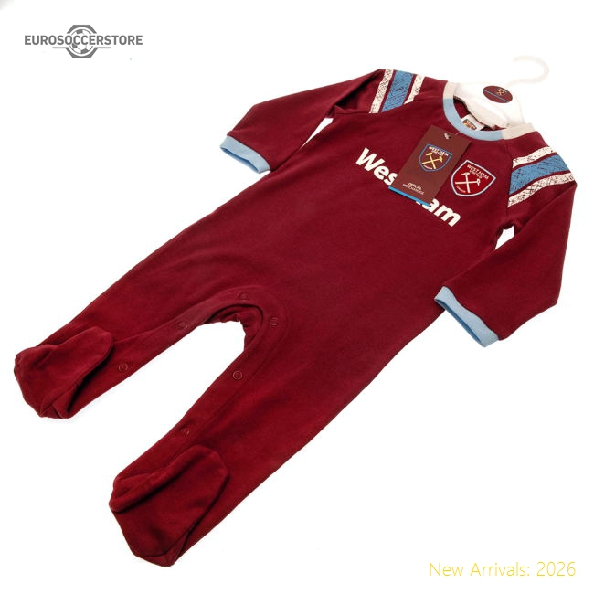 Exceptional West Ham United Fc Sleepsuit 9-12 Mths St - Official Edition