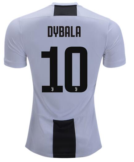 Moisture Wicking Paulo Dybala Juventus Home 201819 Soccer Jersey Shirt