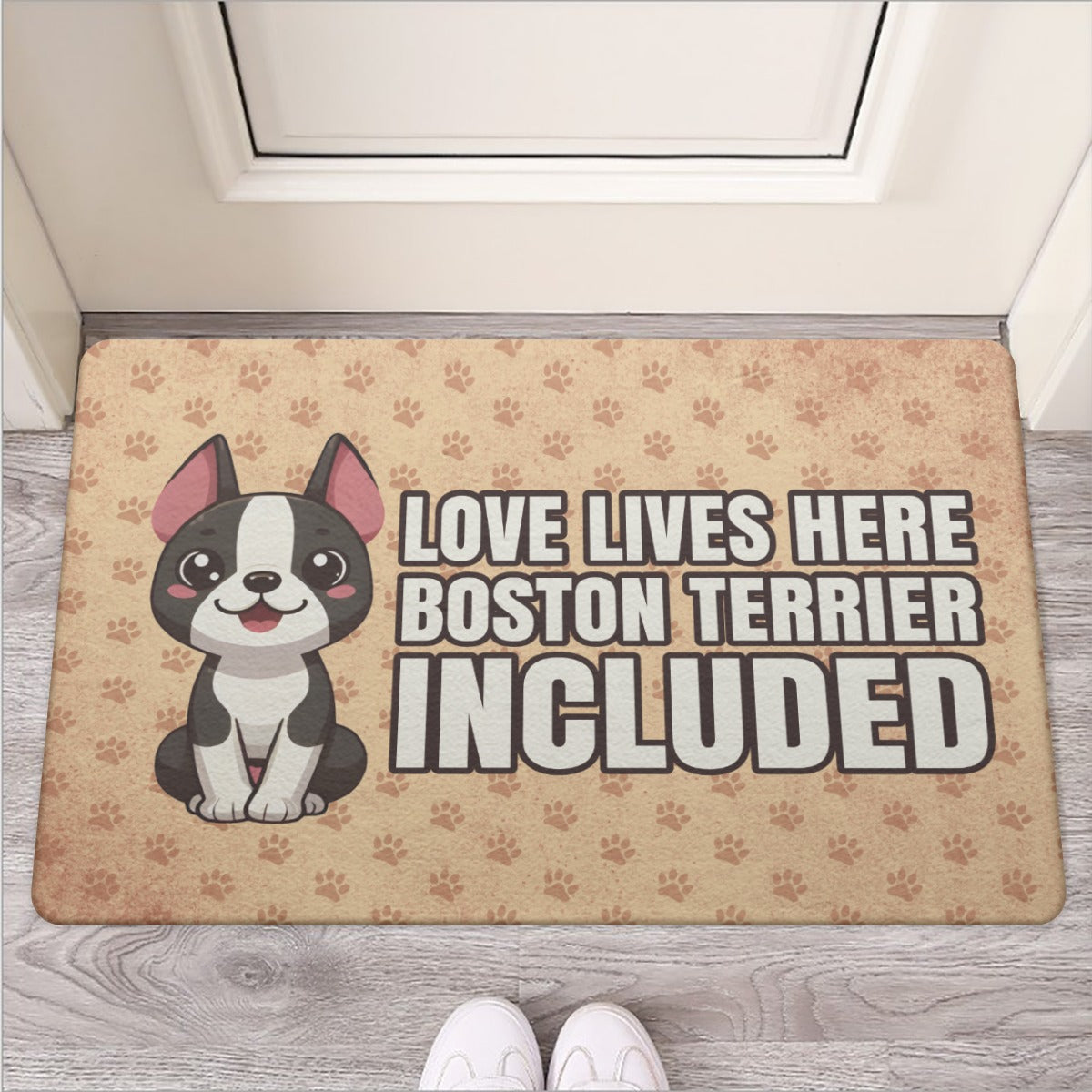 French Bulldog Willow Door Mat For Boston Terrier Lovers Durable Dog Item