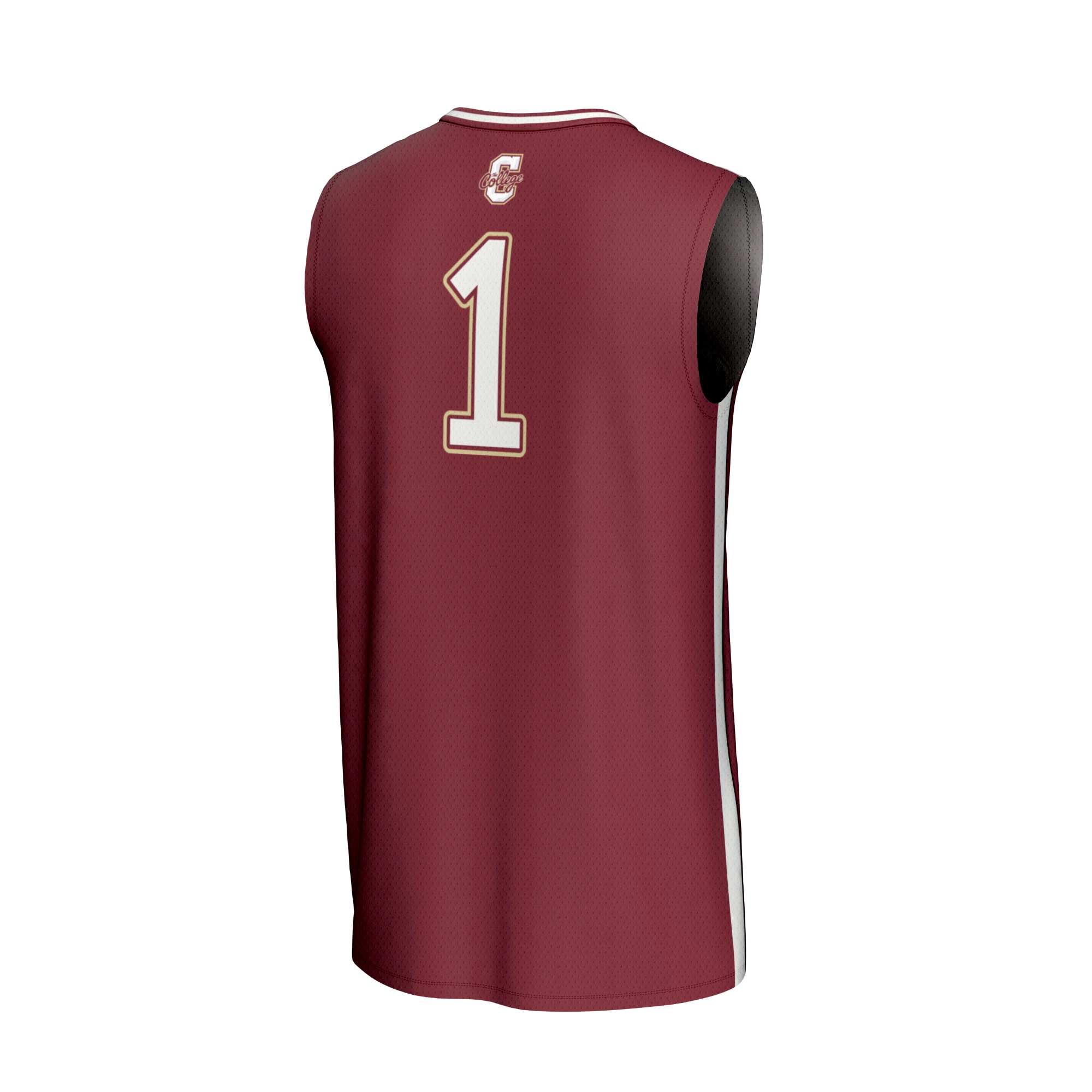 [NJP] Charleston Cougars GameDay Greats Youth Lightweight Collegiate Basketball Fashion Jersey - Maroon