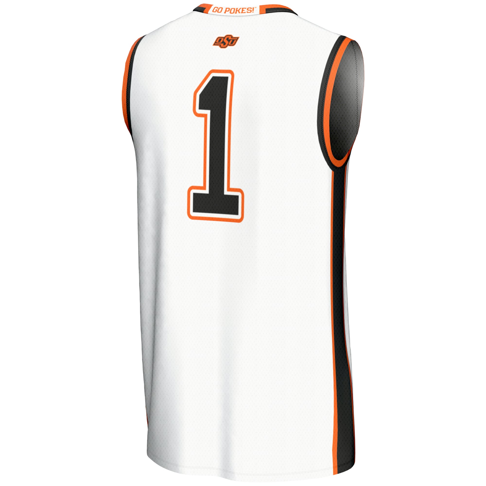 [NJP] Oklahoma State Cowboys GameDay Greats Youth Lightweight Basketball Jersey - White