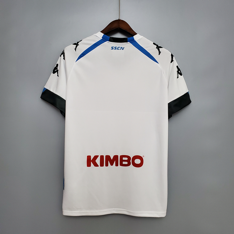Napoli 20-21 Away White Soccer Shirt Jersey - Official Replica 22863