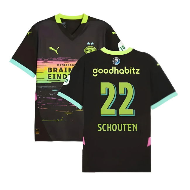 Replica 2024-2025 Psv Eindhoven Away Away With Retro Design - Philips