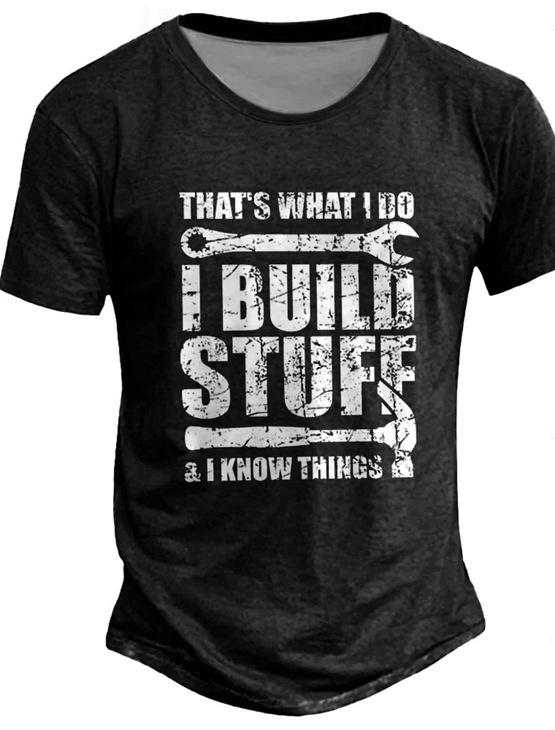 Mens Funny Graphic T-Shirt: 'If You're Trying to Scare Me I'm