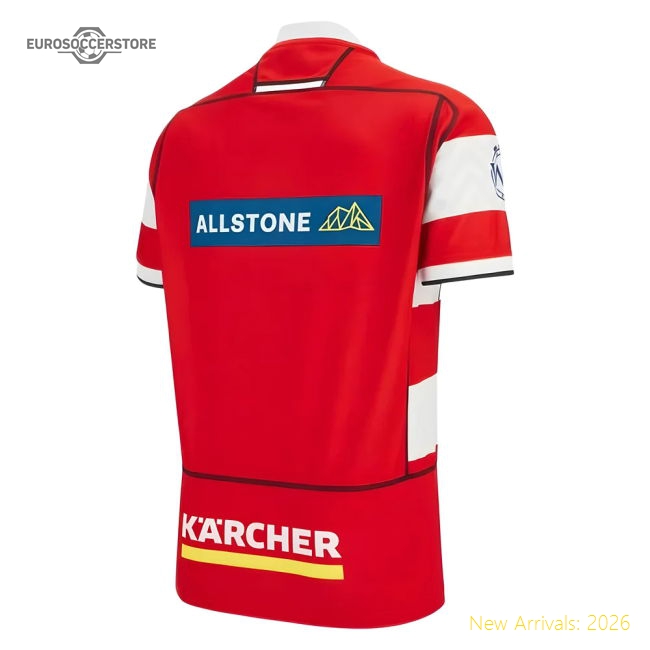 2025-2026 Gloucester Rugby Poly Home Shirt - Kids