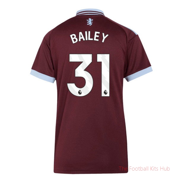 Team Aston Villa 2026-2027 Home Shirt (Womens) (Bailey 31)