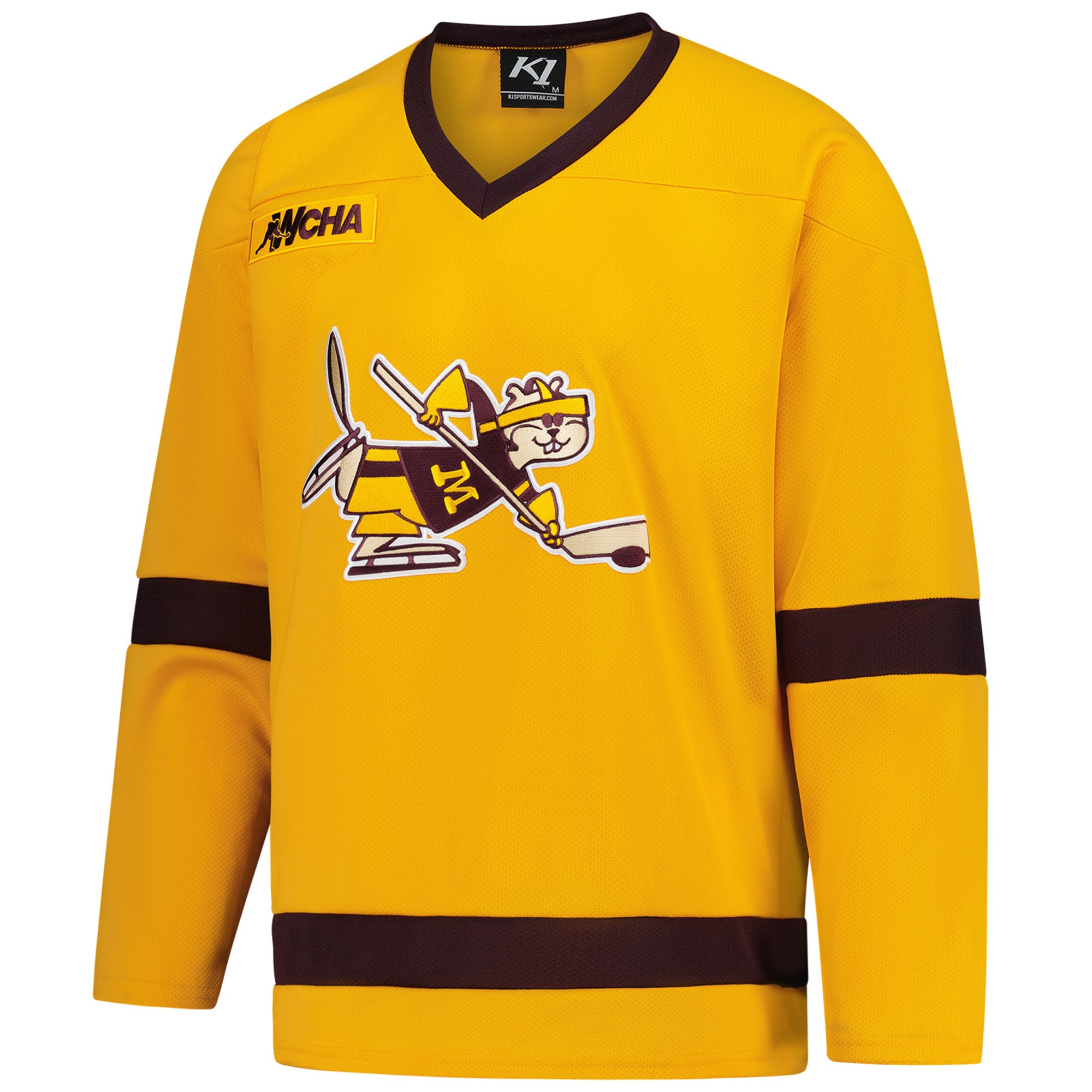 [NJP] Minnesota Golden Gophers 25th Anniversary Unisex Women's Hockey Team Jersey - Gold
