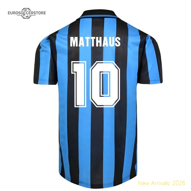 Top-grade Internazionale 1992 Home Shirt (matthaus 10) - Match Quality