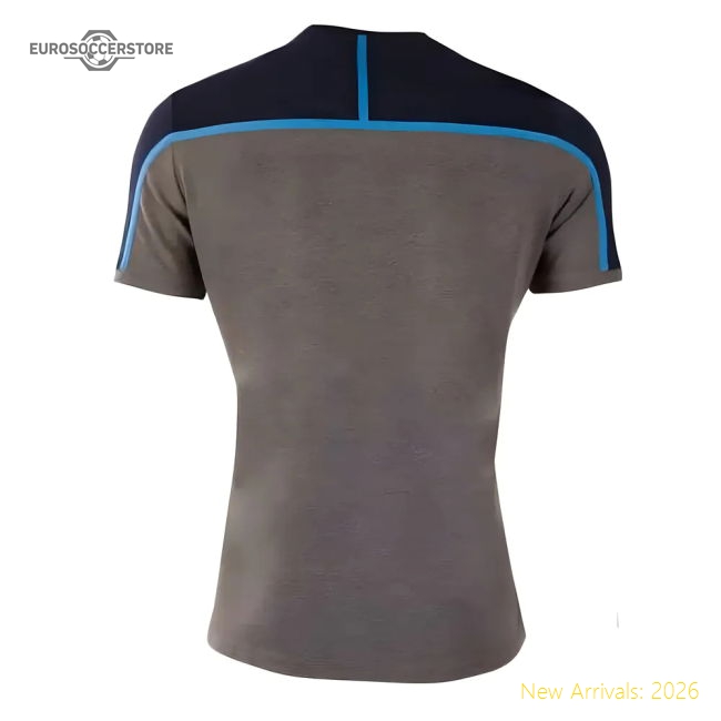 2018-2019 Scotland Macron Rugby Travel Polycotton T-Shirt (Charcoal) - Kids