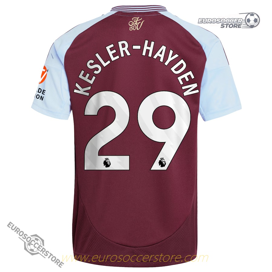 Aston Villa 24-25 Home Jersey No. 29 Kesler-Hayden