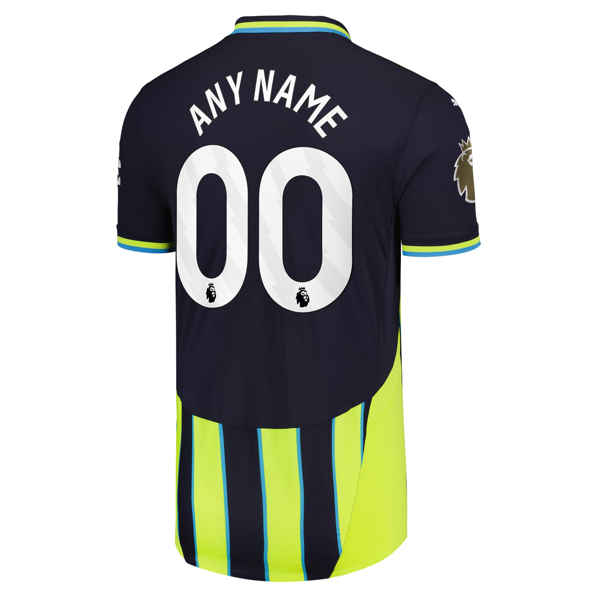 [SJH] Manchester City 2024/25 Away Authentic Custom Jersey - Navy
