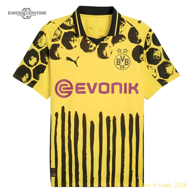 2025-2026 Dortmund Kidsuper X Borussia Cwc Home Jersey Kit