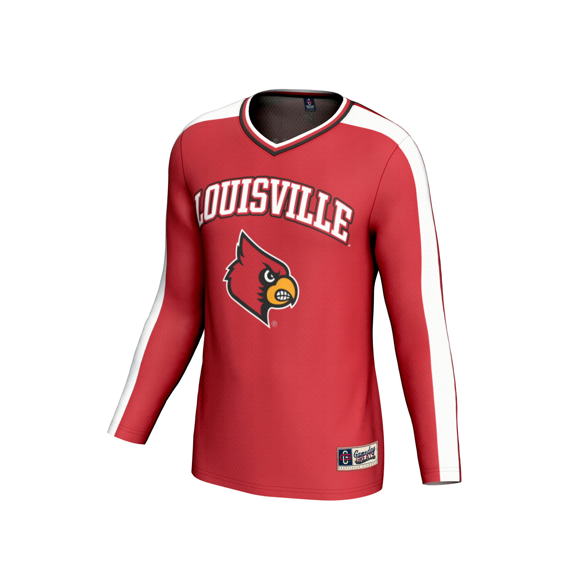 [DDG] Louisville Cardinals GameDay Greats Unisex NIL Pick-A-Player Lightweight Collegiate Volleyball Fashion Jersey - Red