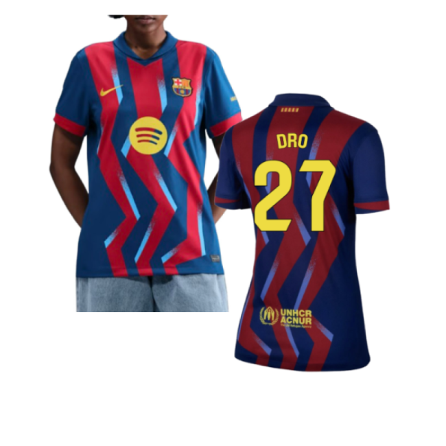 Professional-Grade 2025-2026 Barcelona Fourth Shirt - Womens (Dro 27)