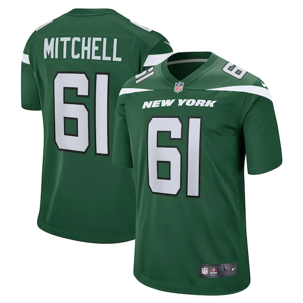 None Max Mitchell Game Jersey - Green | NFL Player Jersey | NFL Footba
