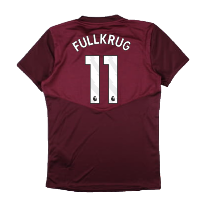 2024-20 West Ham Training Shirt with Fullkrug 11 L M S Kids