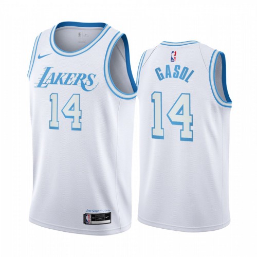Nike Lakers White Angeles Lakers #14 Jersey - Great Value Basketball Jersey