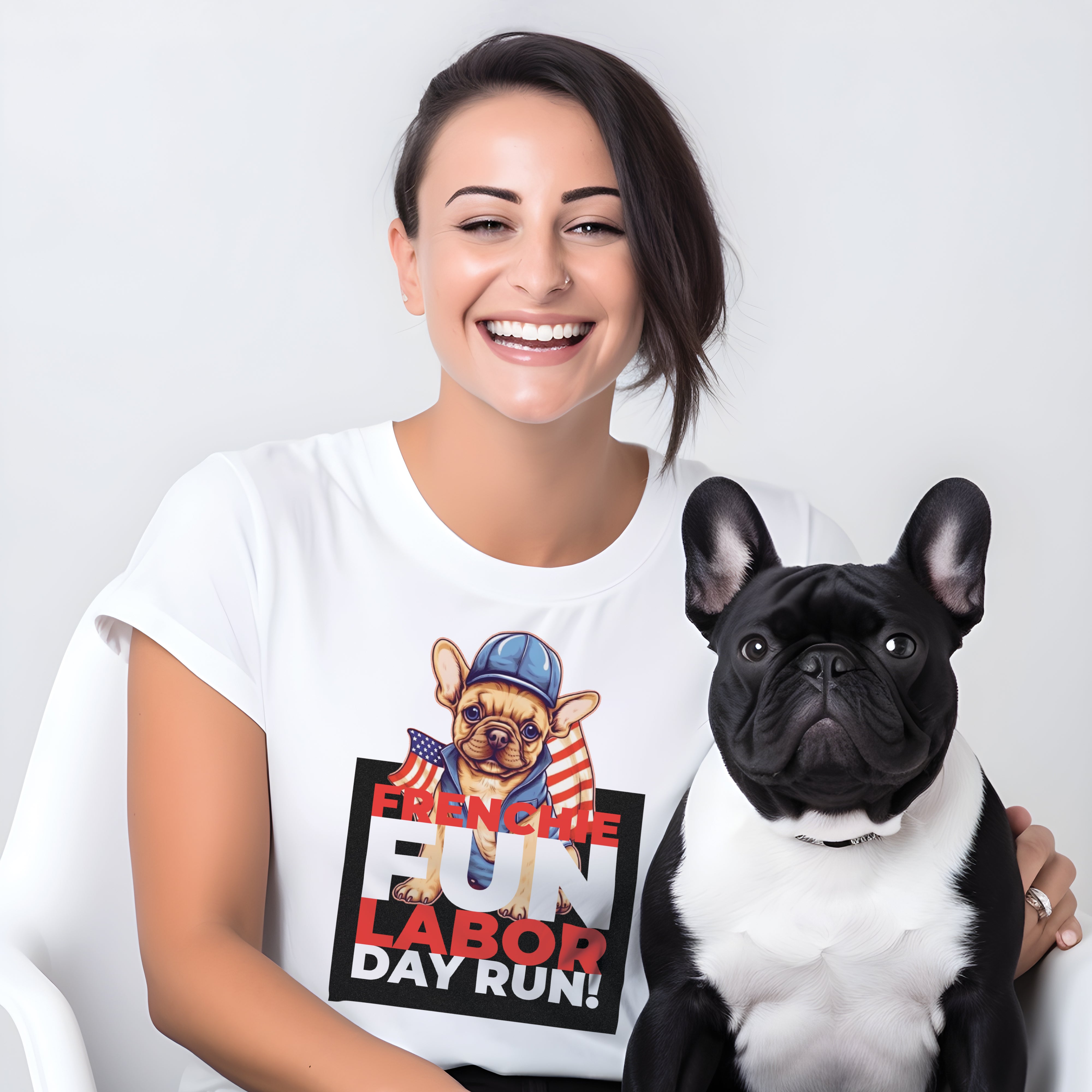 French Bulldog Adorable Bulldog Holiday Tee Unisex T Shirt Durable Dog Item