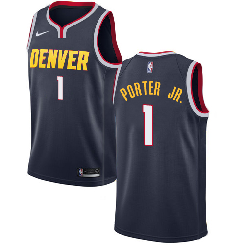 Performance Denver Nuggets Michael #1 NBA Player Jersey Athletic