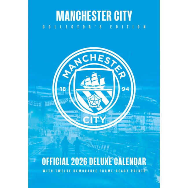 Adult Manchester City FC Deluxe Calendar 2026
