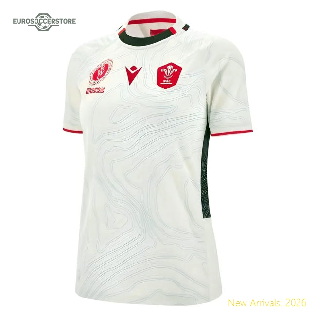 2025-2026 Wales Away Fan Version Women'S Shirt For Match Day