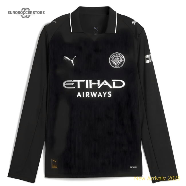 2025-2026 Man City Kids Child-friendly Jersey Drycell Stretchy