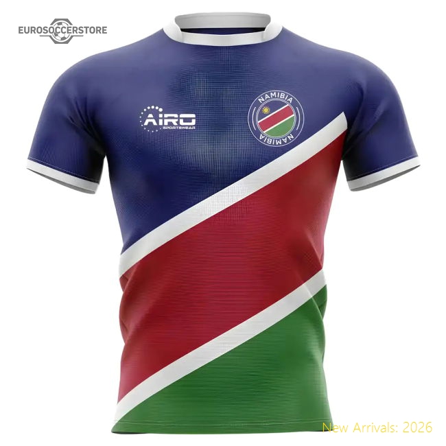 2025-2026 Namibia Flag Concept Rugby Shirt - Baby