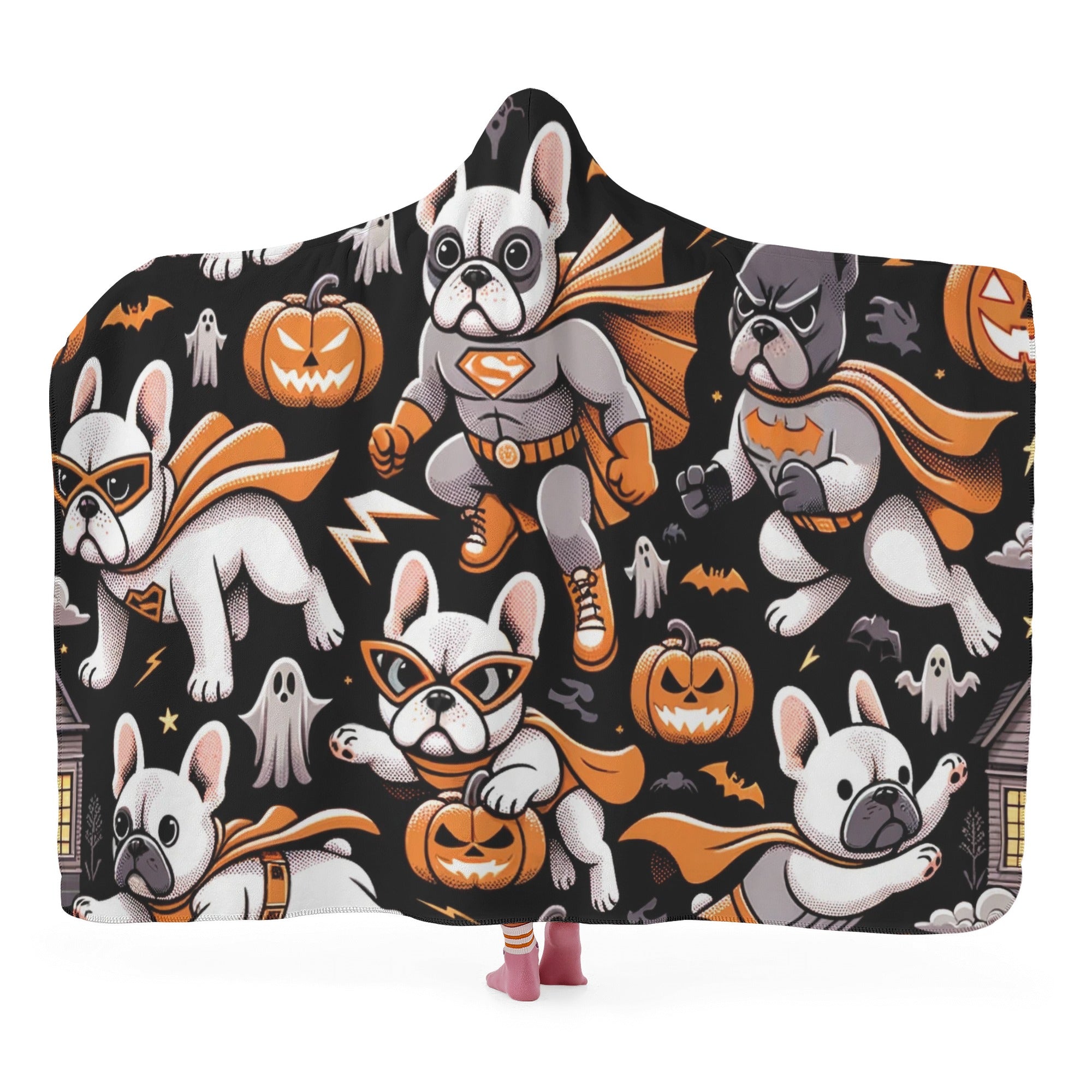 French Bulldog Roxy Hooded Blanket Essential Dog Supply