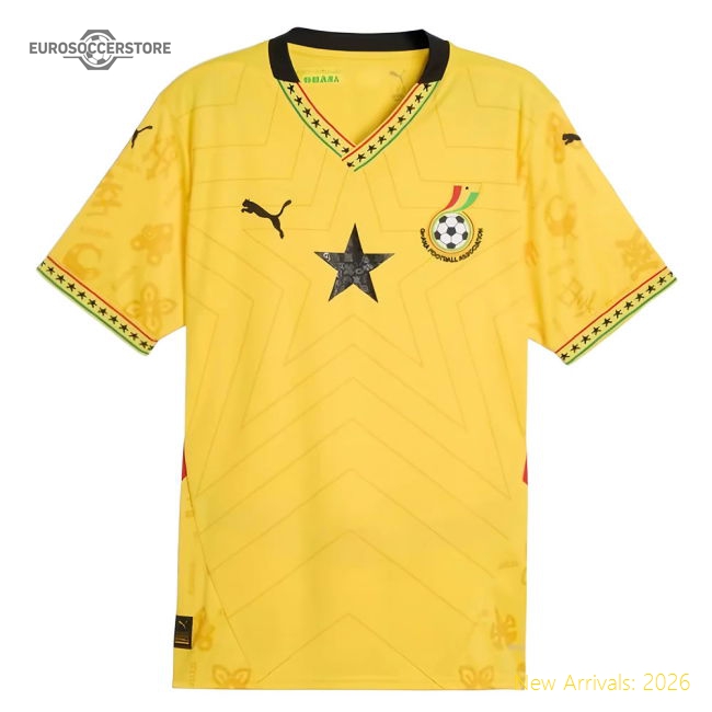 Luxury 2024-2025 Ghana National Team Away Jersey (kudus 10)