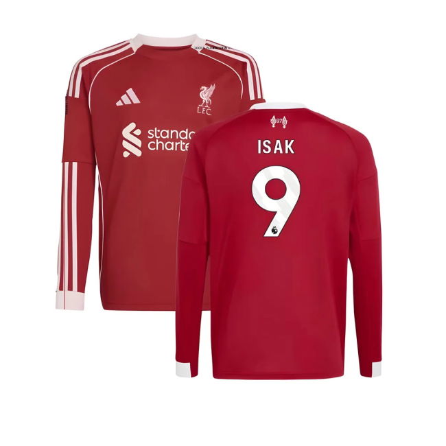 Pro Style Liverpool Home Professional Jersey 2025-2026 (Kids)