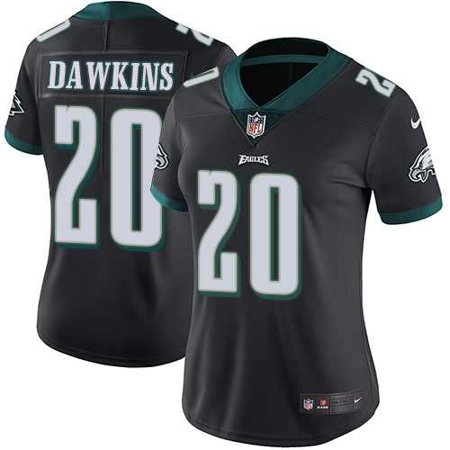 NFL PHI Eagles #20 Brian Dawkins Black Limited Jersey - Authentic Q...