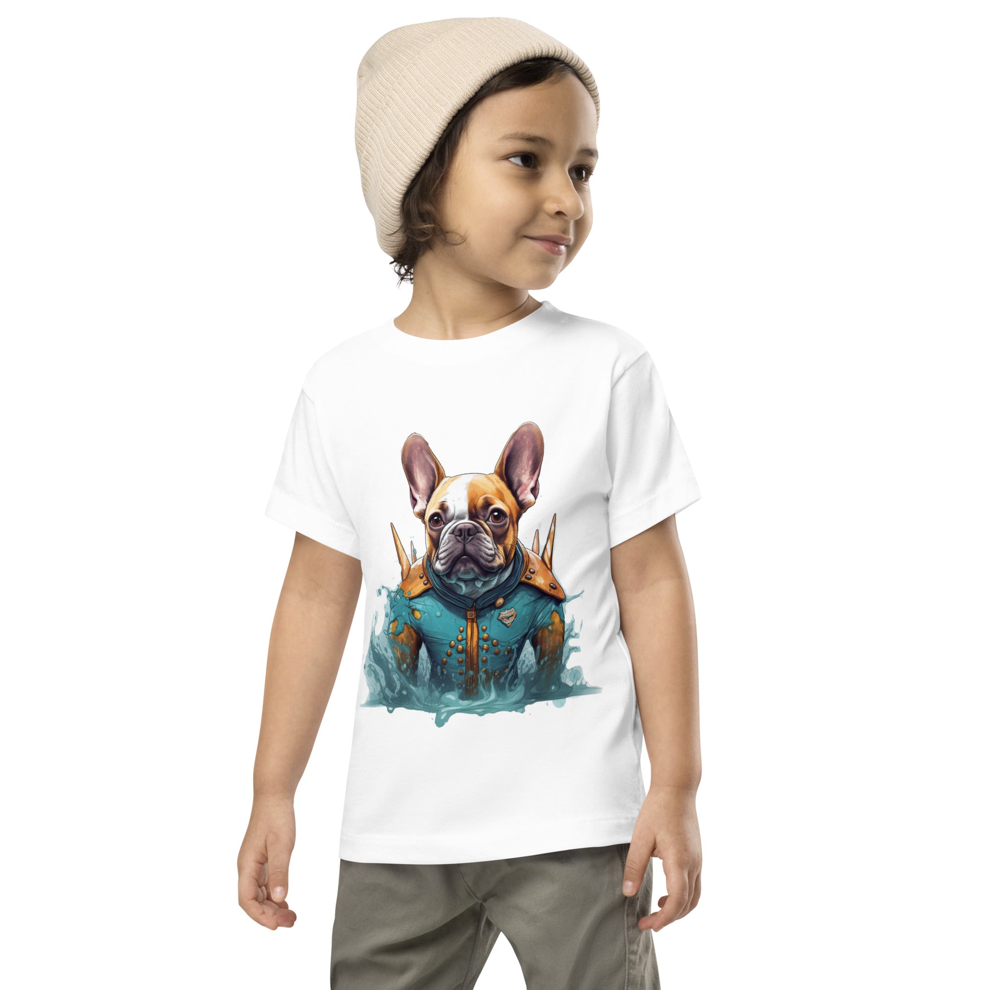 Stylish Kid's Frenchie T-shirt - Oceanic Canine Apparel for Pet Durable
