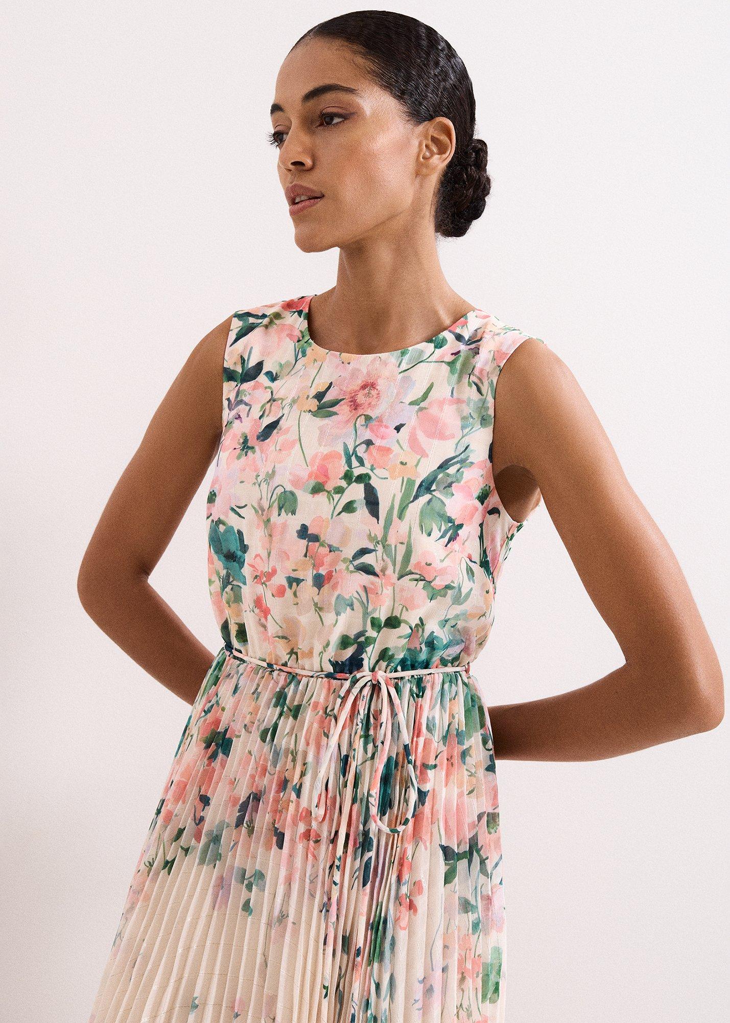 Petite Georgiana Print Midi Dress