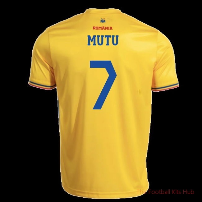 2025-2026 Romania Home Replica Shirt (Mutu 7)