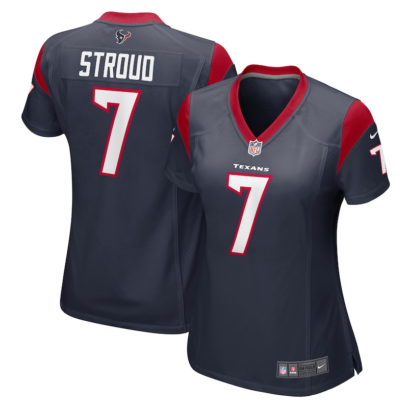 None C.J. Stroud Houston Texans Football Franchise Authentic Jersey