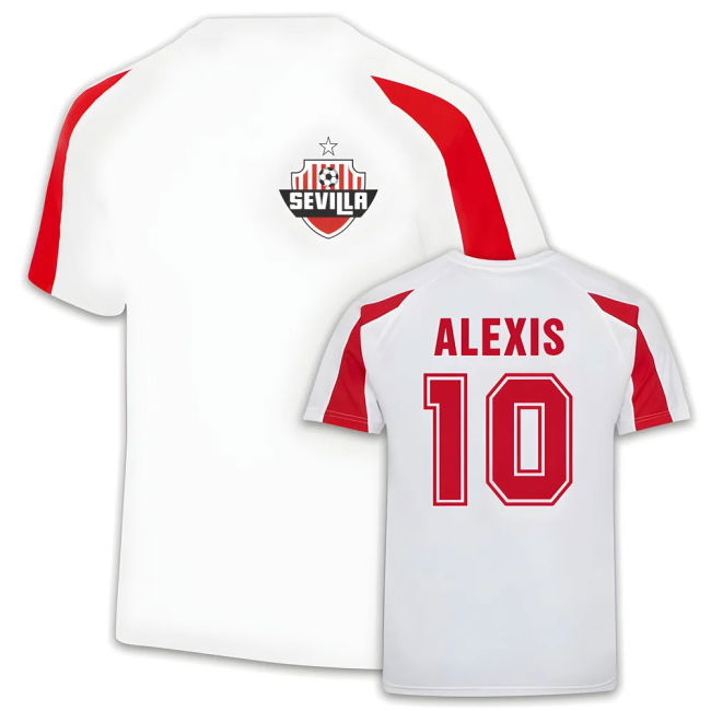 Sevilla Football Shirt (White) Durable Stitching Antibacterial