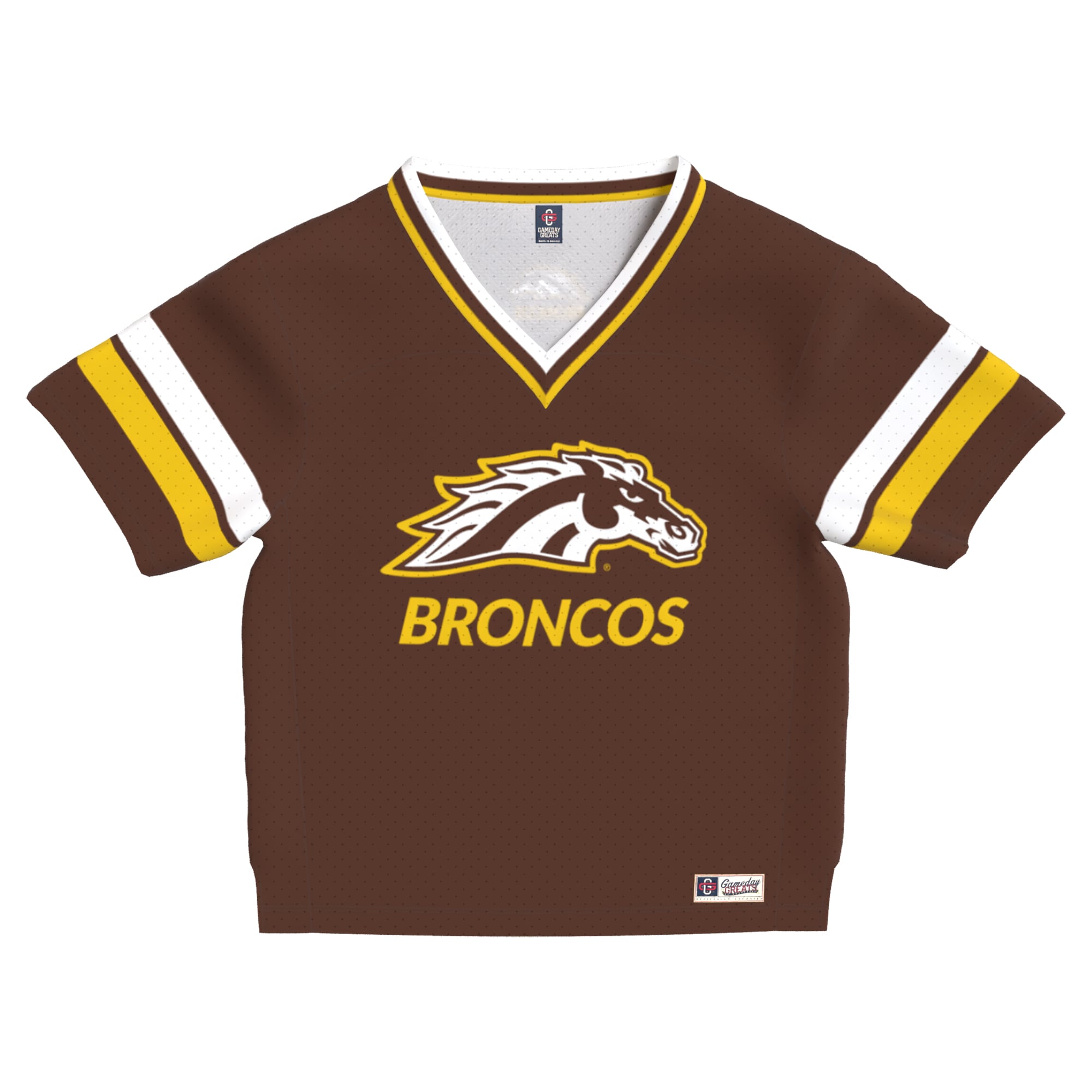 Toddler Brown Western Michigan Broncos Lightweight Collegiate Football Fashion Jersey