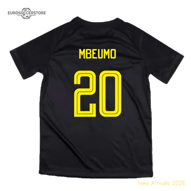 2023-2024 Cameroon Training Tee (Black) (MBEUMO 20)