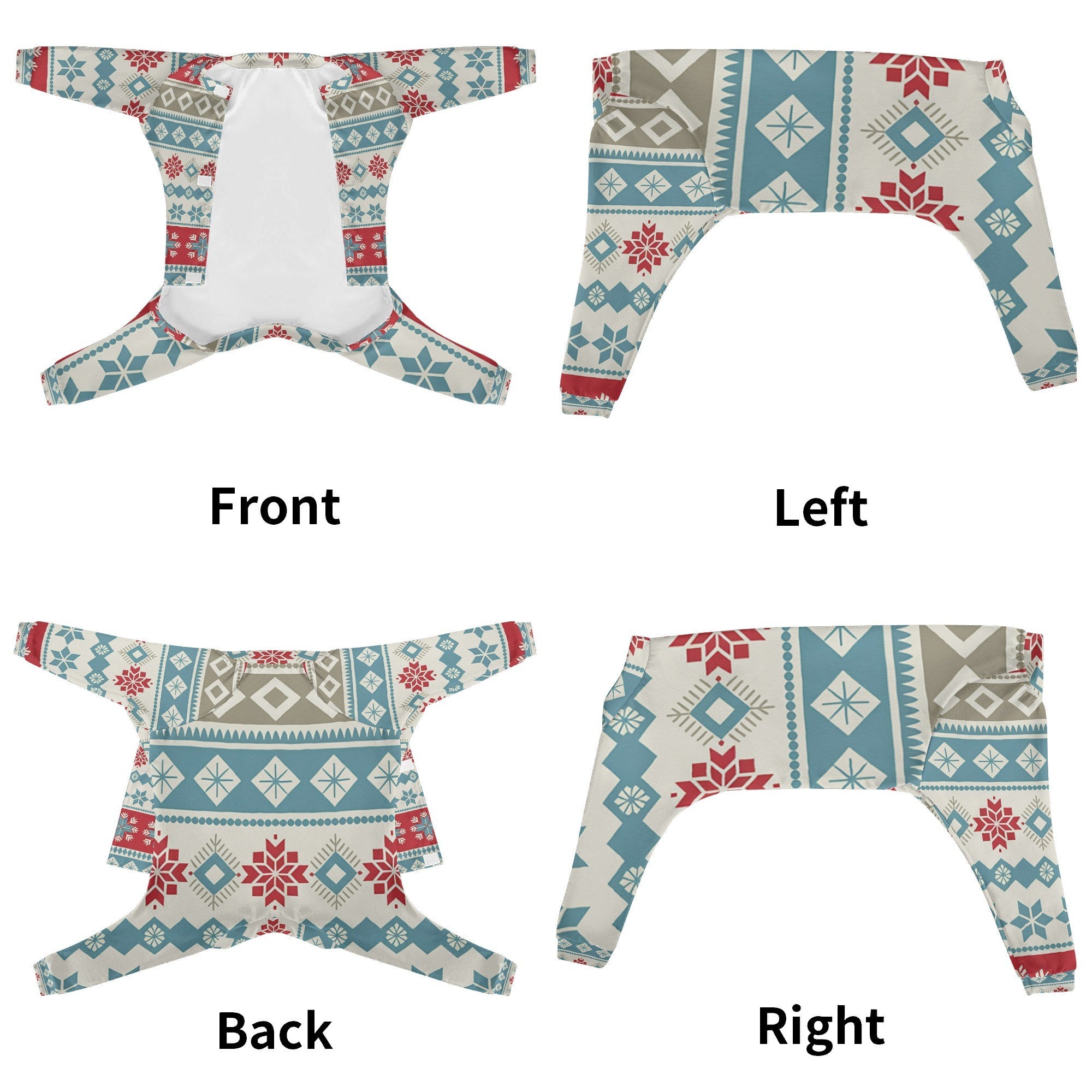 French Bulldog Christmas Frenchie Pajama Practical Pet Supply