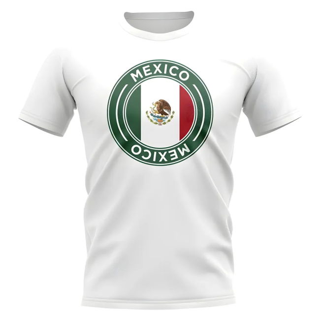 Championship Mexico Football Badge T-Shirt (White) Collector'S-Item