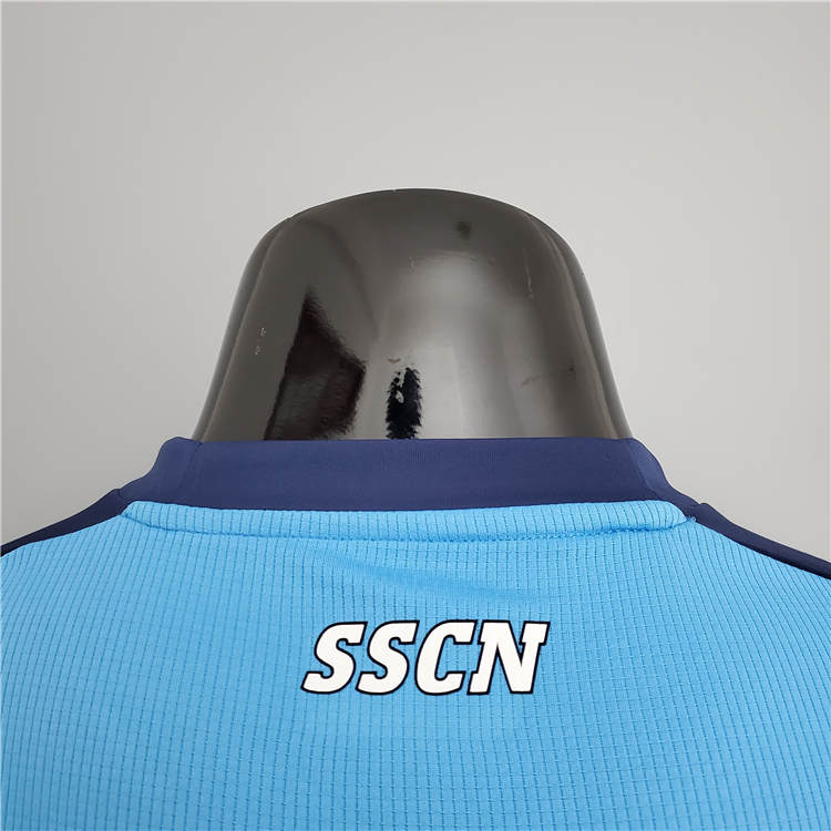 Official Napoli 21-22 Home Blue Soccer Jersey Football Shirt Player