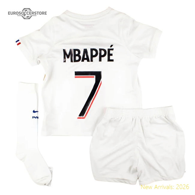Fan-Favorite Psg 2022-23 Third Mini Kit (Sb 4-5 Y) Mbappe #7 (Bnwt)