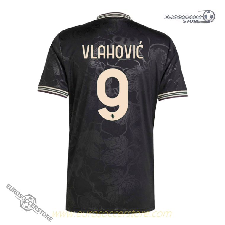 VLAHOVIĆ 9 Third Jersey of Juventus for the 25-26 season