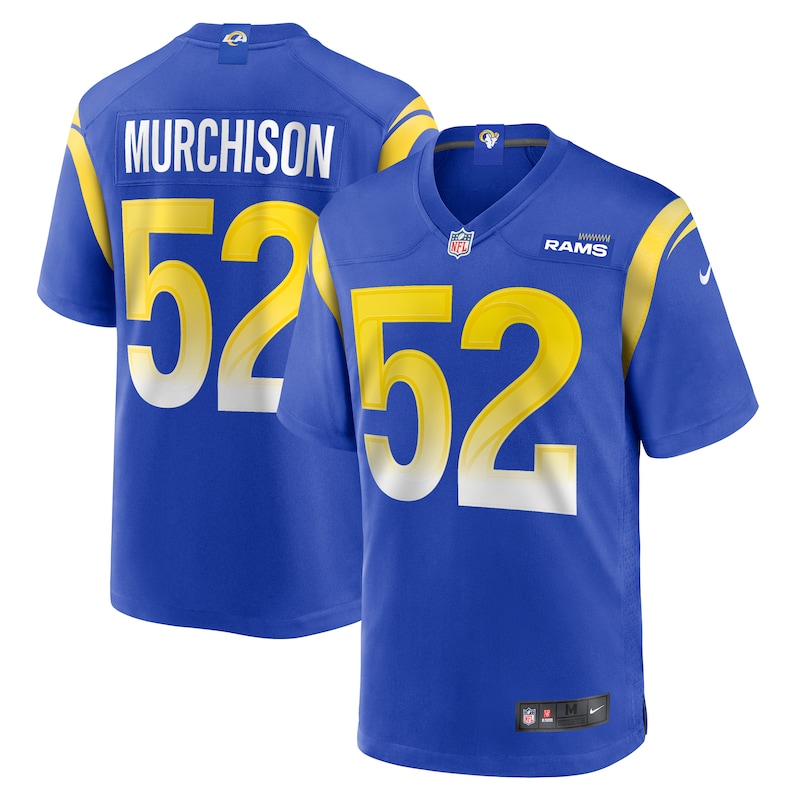 None Larrell Murchison LA Rams Dynamic Game-Ready Jersey Football Appa