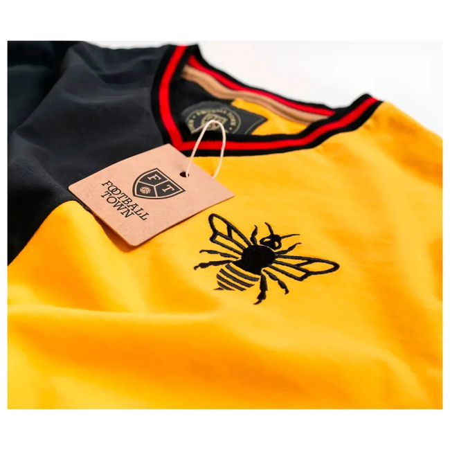 The Black Wasp Home Retro Football Shirt
